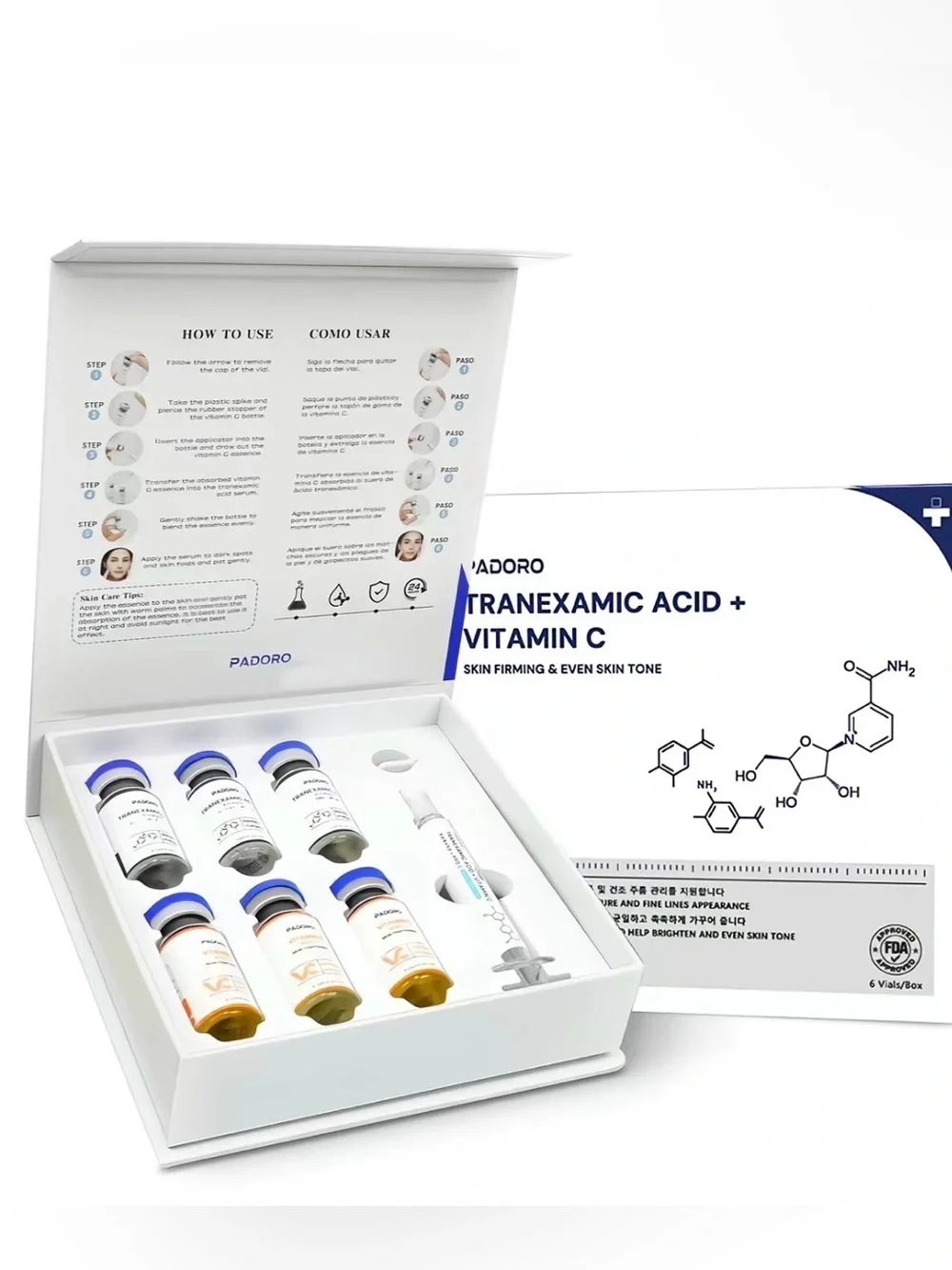 (UNISEX) PADORO - TRANEXAMIC ACID & VITAMIN C